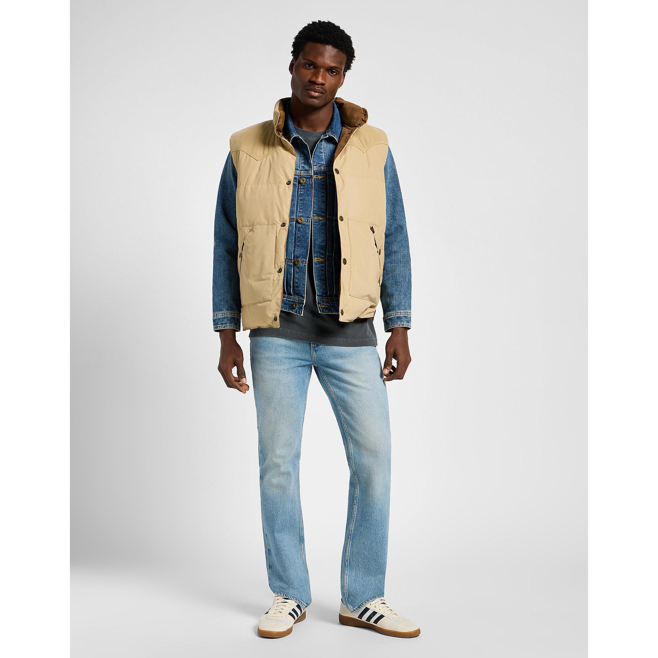 Lee  gilet doudoune puffer réversible western 