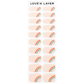 Lovenlayer  Autocollants pour ongles Proud Rainbow 
