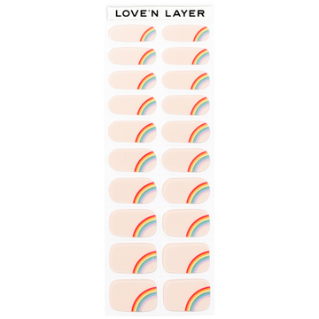 adesivi per unghie Autocollants pour ongles Proud Rainbow