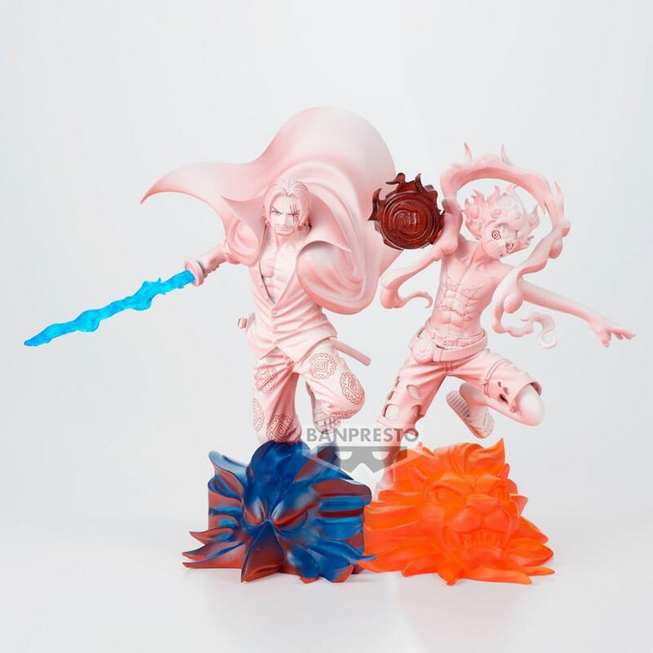 Banpresto  One Piece Film Red Monkey D Luffy Shanks Figur 11cm 