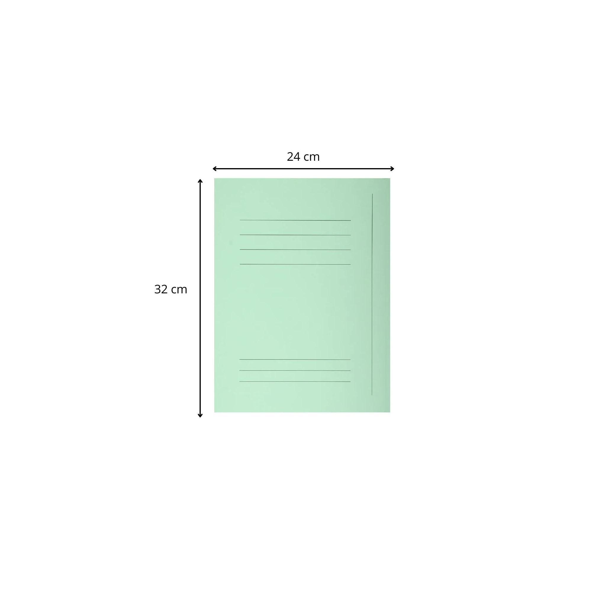 Exacompta Packung mit 50 Aktenmappen, mit 3 Klappen und Beschriftungsfeld, SUPER 210, 24x32cm für DIN A4  