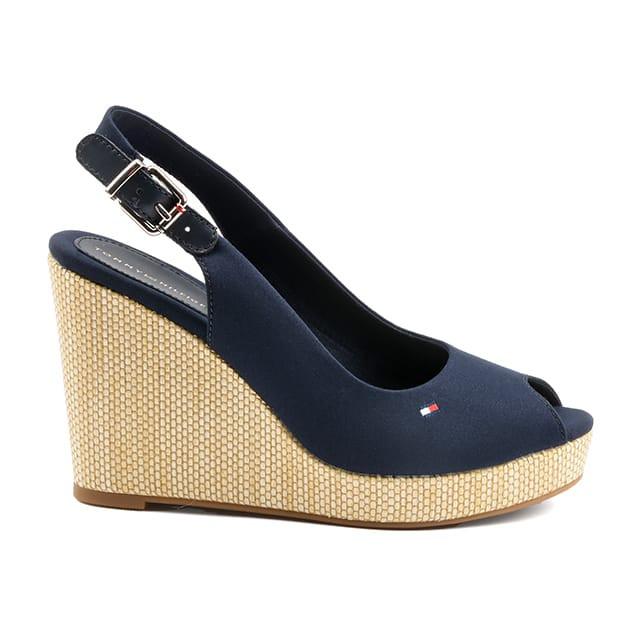 TOMMY HILFIGER  Iconic Elena sling back wedge-39 