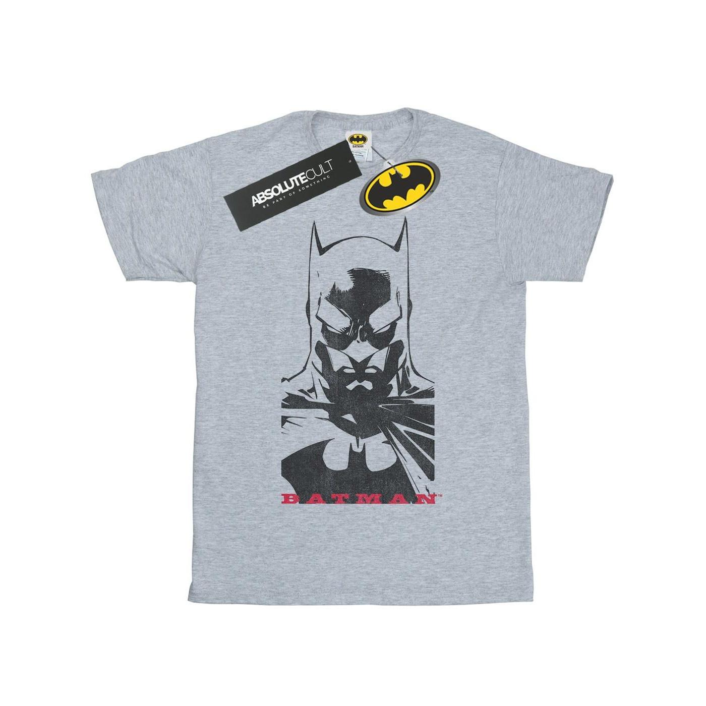 Image of Batman Solid Stare Tshirt Jungen Grau 140/146