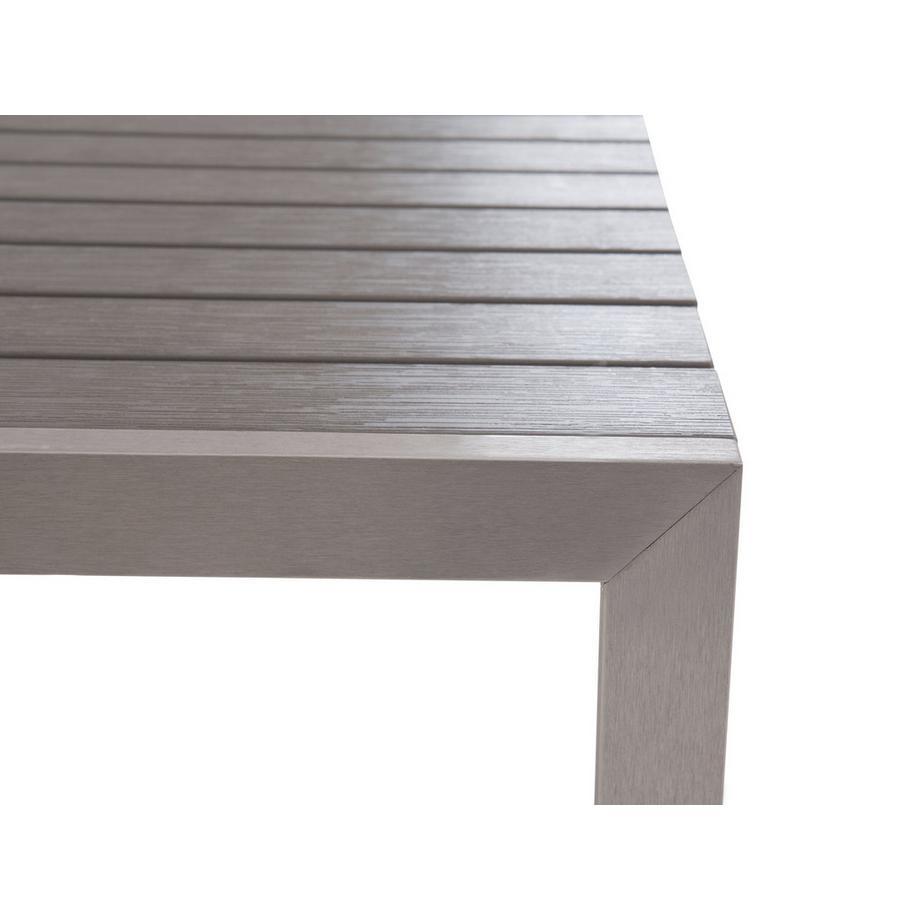 Beliani Set da pranzo per giardino con panche en Legno plastico Industriale NARDO  