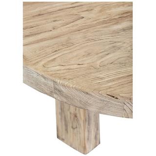 Blanc d'Ivoire Tavolino Bao in legno di olmo riciclato naturale 105  