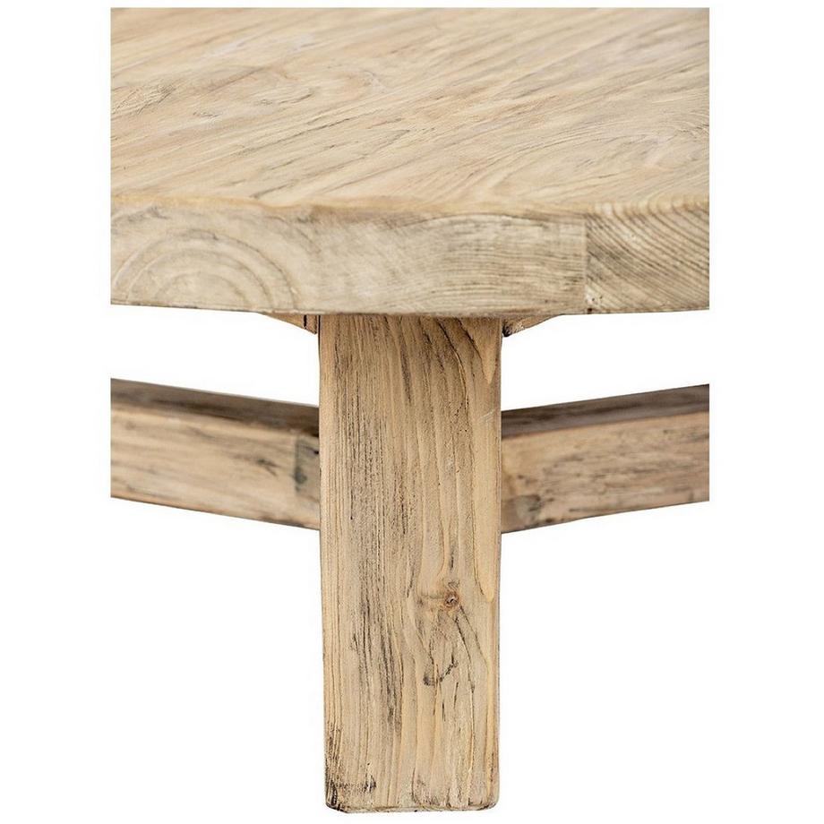 Blanc d'Ivoire Couchtisch Bao recyceltes Ulmenholz natur 105  