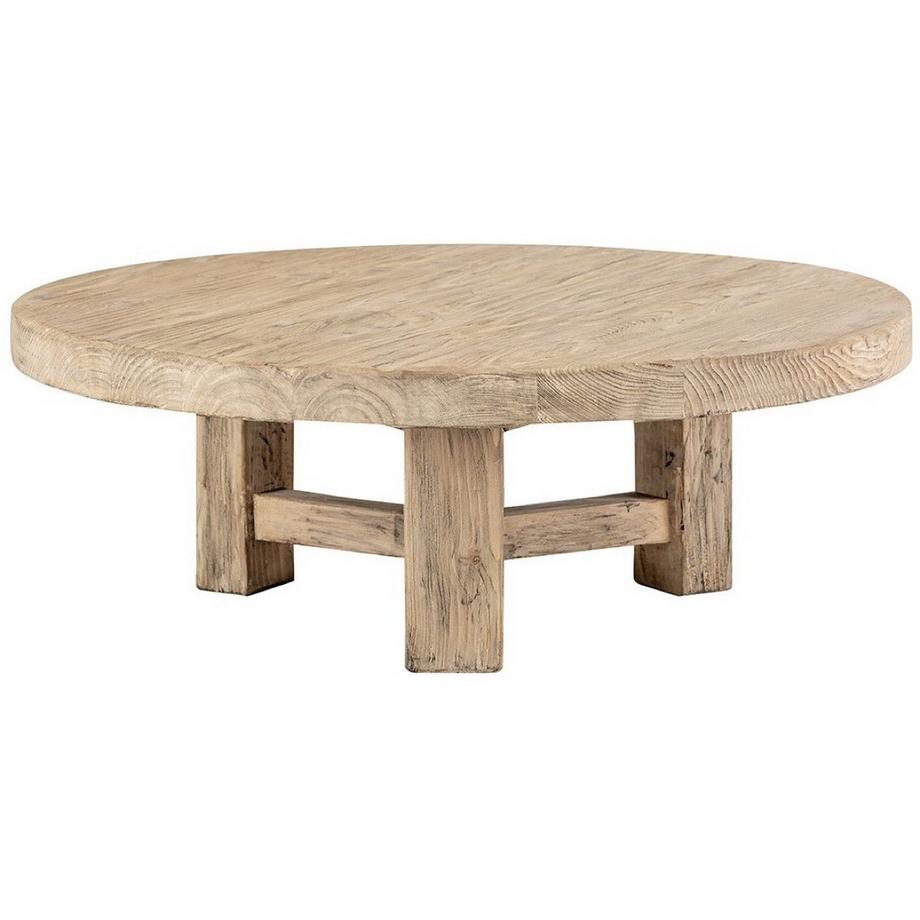 Blanc d'Ivoire Couchtisch Bao recyceltes Ulmenholz natur 105  