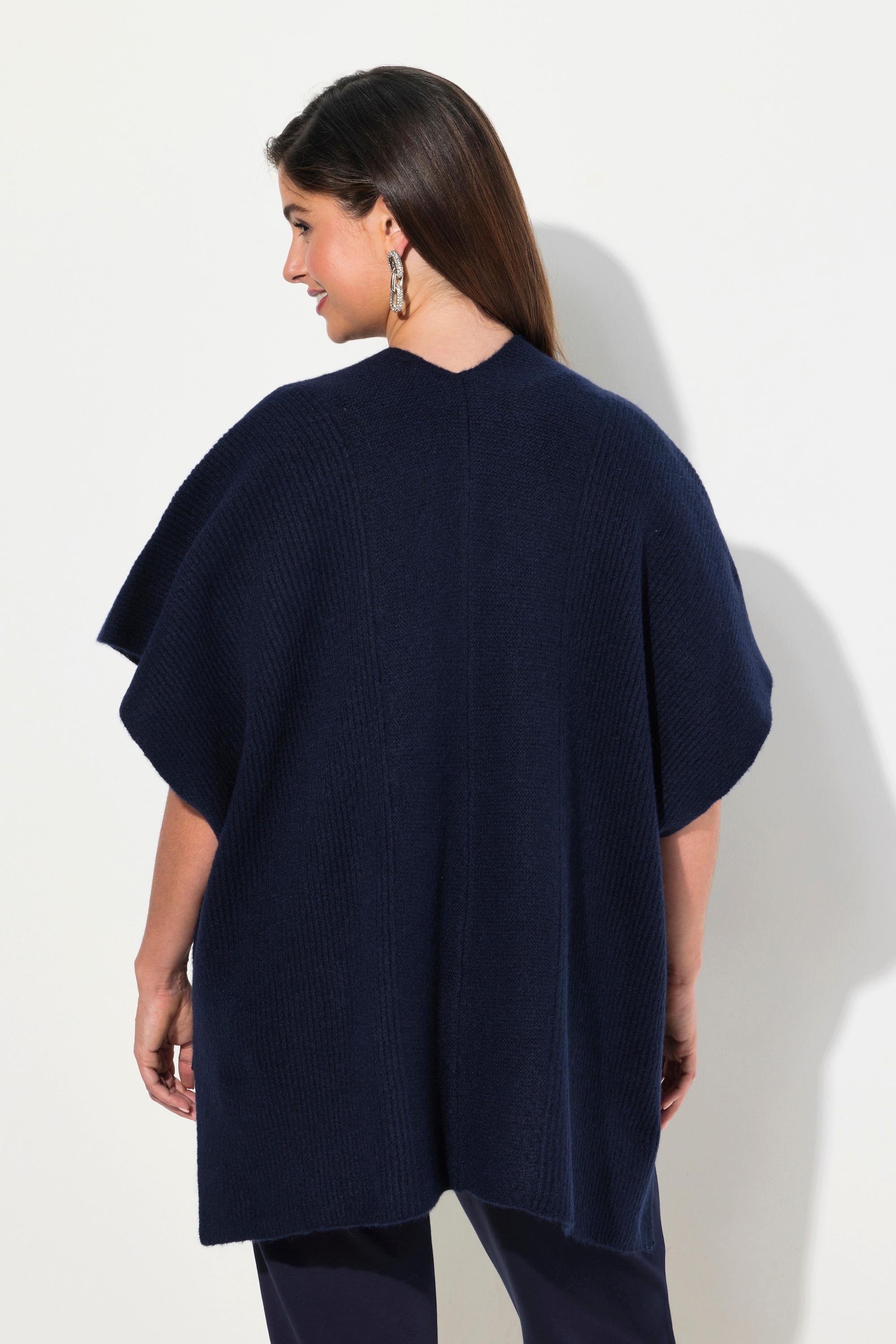 Ulla Popken  Cardigan oversize. Manches longues et coupe ouverte 