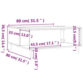 VidaXL Couchtisch holzwerkstoff  