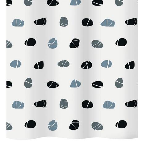 diaqua Rideau de douche textile Stones  