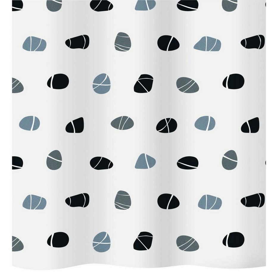 Rideau de douche textile Stones