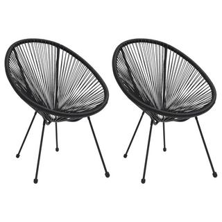 VidaXL Moon-stuhl rattan  