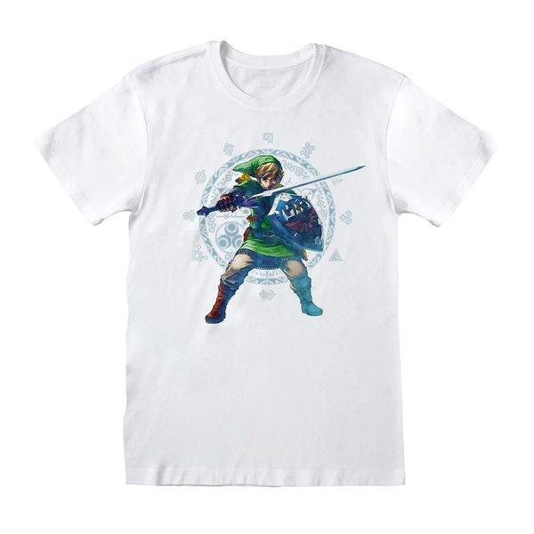 Image of Skyward Sword Pose Tshirt Damen Weiss XXL