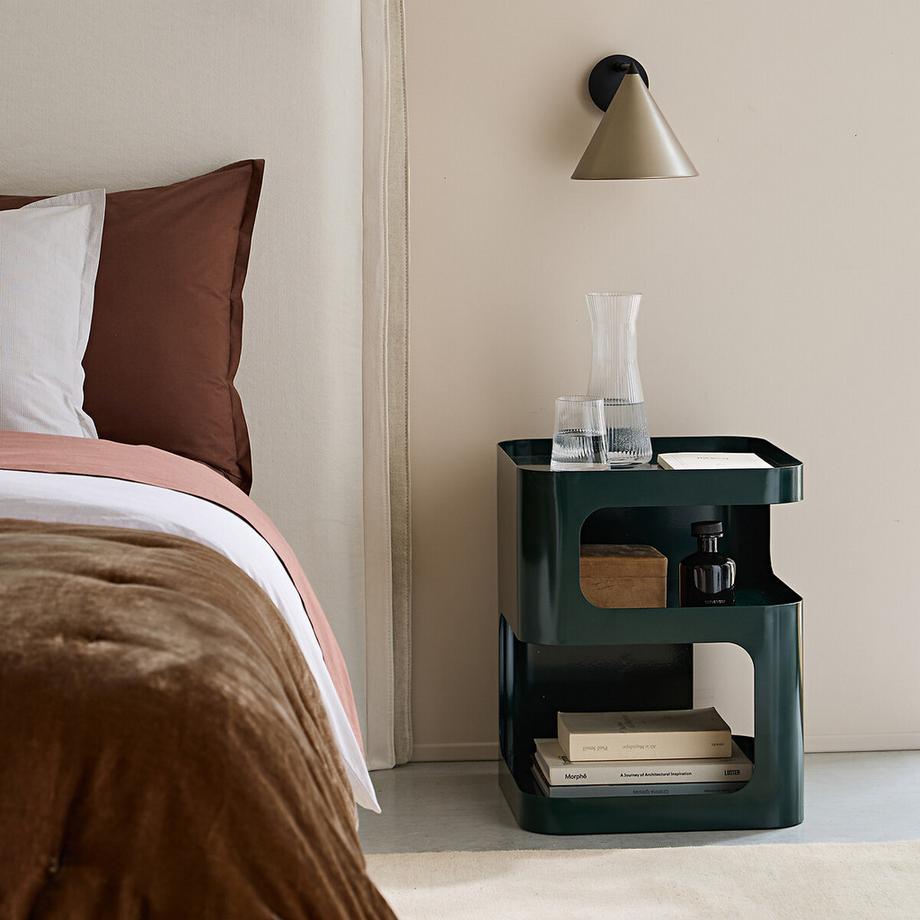 AM.PM Nachttisch Metall Stahl 2 Nischen  