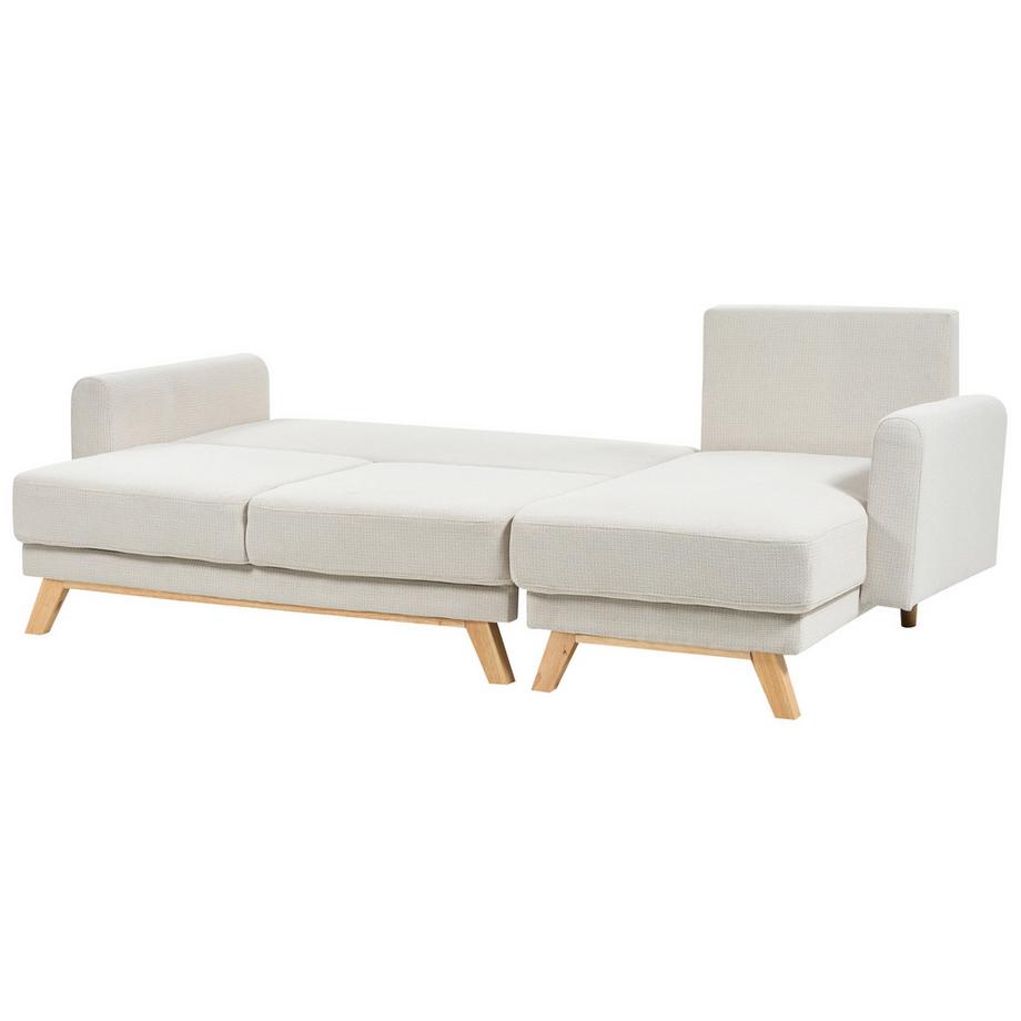 Beliani Ecksofa aus Stoff  SIRO  