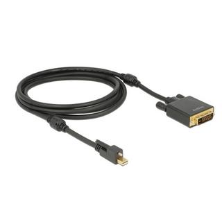 DeLock  DeLOCK 83726 câble vidéo et adaptateur 2 m Mini DisplayPort DVI Noir 