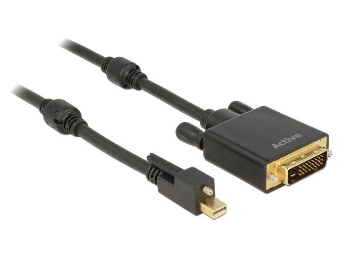 DeLock  DeLOCK 83726 câble vidéo et adaptateur 2 m Mini DisplayPort DVI Noir 