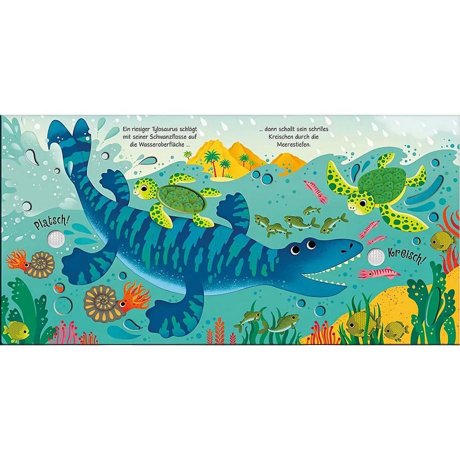 Klänge der Natur: Was hörst du bei den Dinos? Taplin, Sam; Iossa, Federica (Illustrationen) Gebundene Ausgabe 