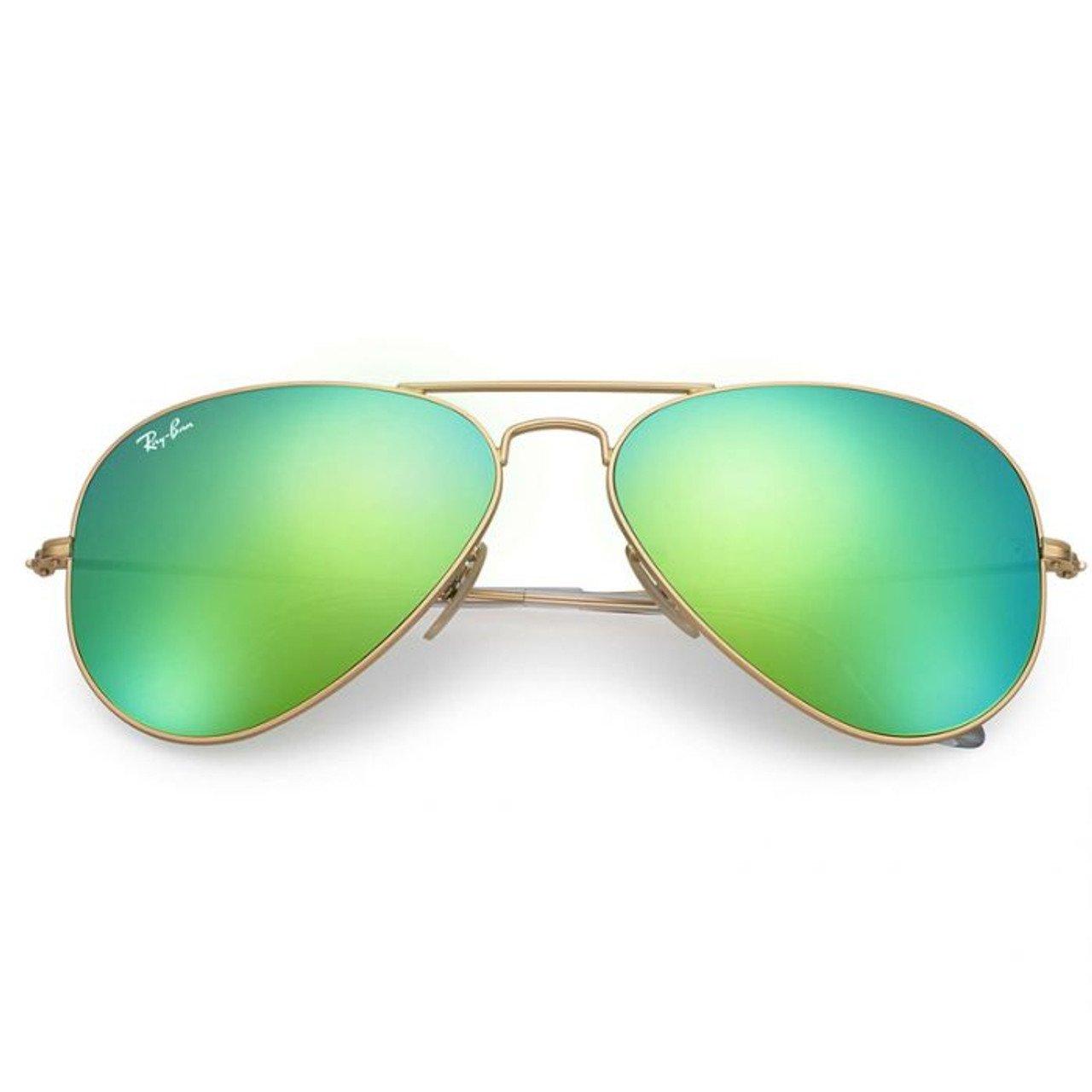 Image of Rb3025-11219 - Aviator Large Metal Flash Lenses Unisex ONE SIZE
