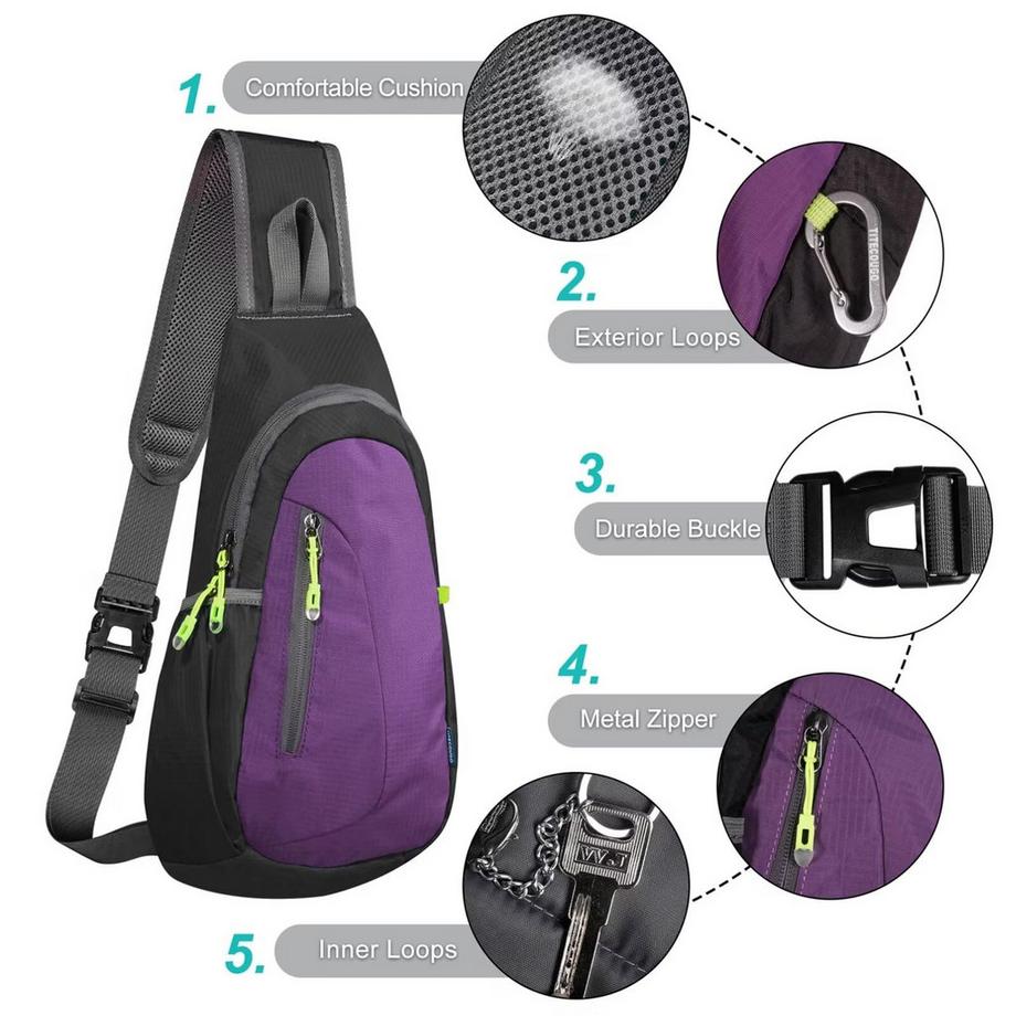 Only-bags.store Sac à bandoulière élégant avec 2 bandoulière large et chaîne détachable Sac pour téléphone portable  