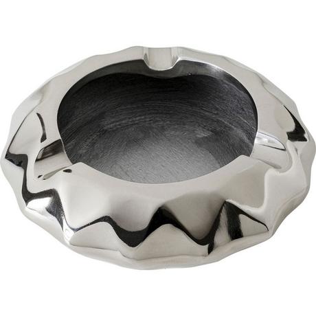 KARE Design Posacenere Avantgard argento rotondo 15  