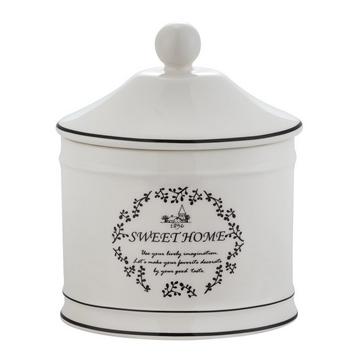 Kosmetikdose Sweet Home weiss