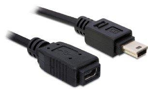 DeLock  82667 câble USB 1 m Noir 