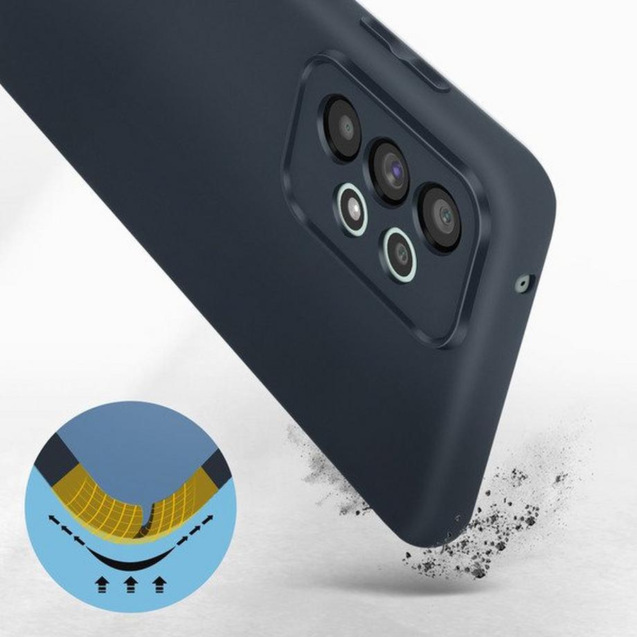 Avizar  Coque Samsung Galaxy A73 5G Bleu Nuit 