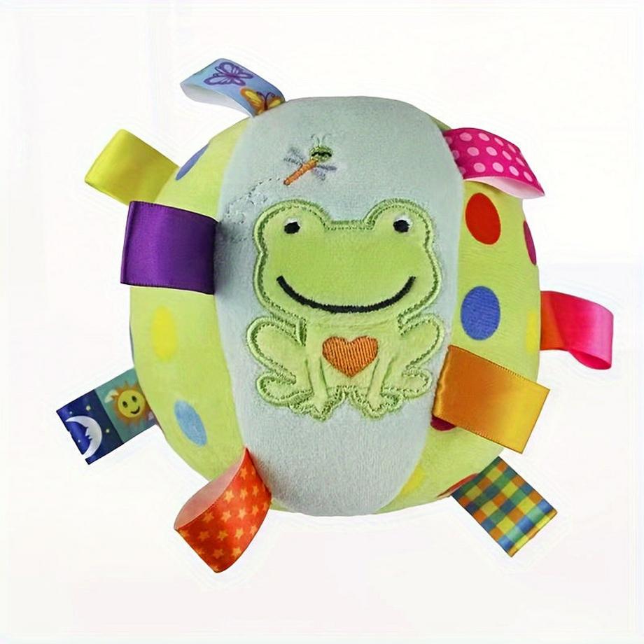 Strapazierfähiges Plüsch-Fußball-Design Haustierspielzeug mit Riemen Hund kauen Ball Spielzeug für das Lernen zu spielen Zähne putzen, interaktive Fetch Pet Spielzeug für kleine Hunde