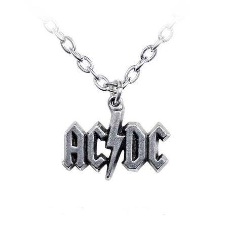 AC/DC  ACDC Logo Halskette Zinn 