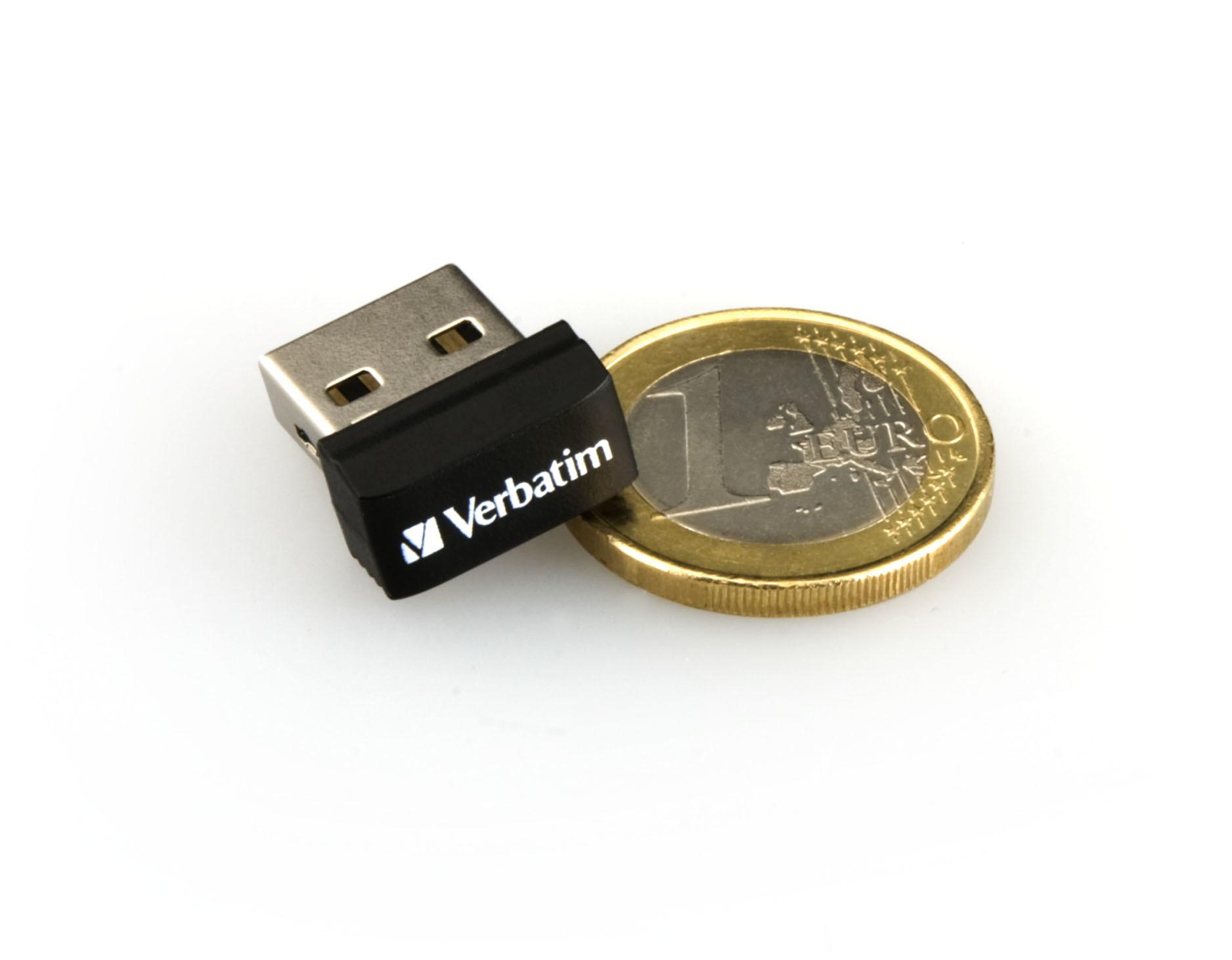 Verbatim  Verbatim Store 'n' Stay NANO - USB-Stick 16 GB - Schwarz 