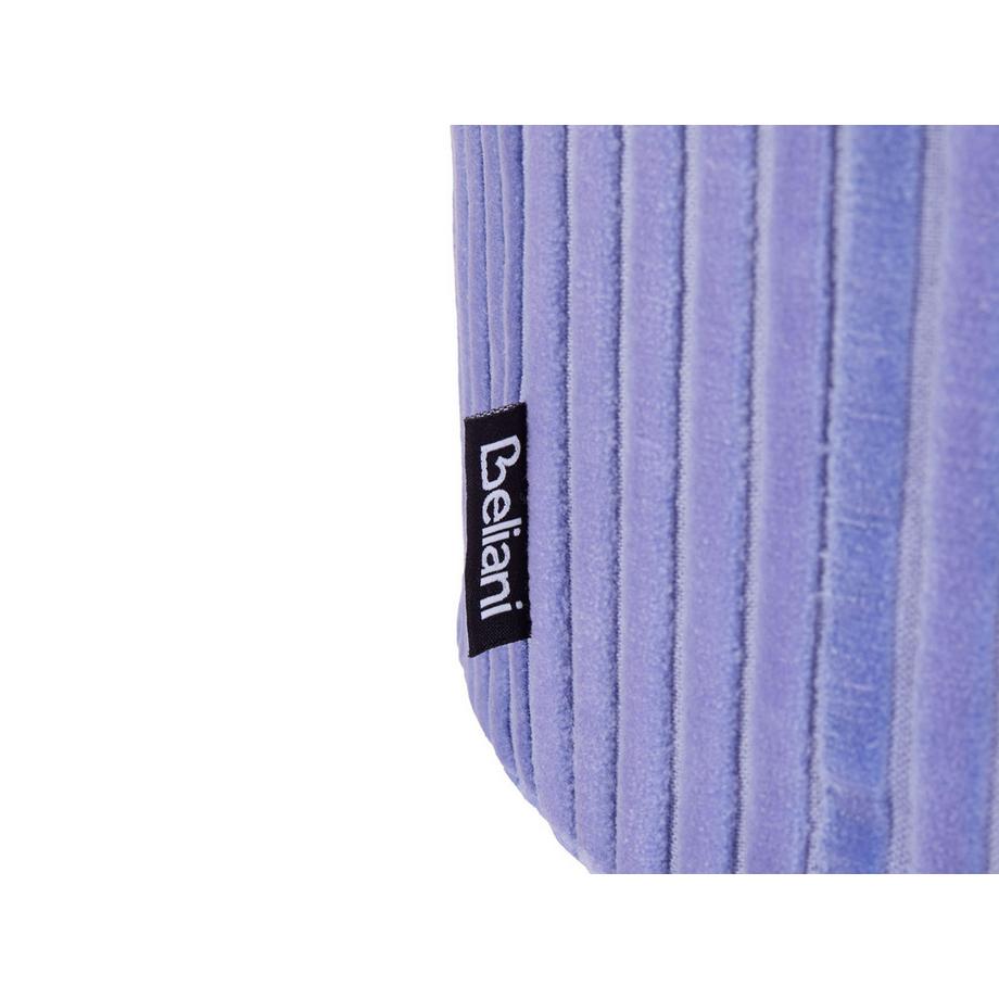 Beliani Pouf en Velluto Boho ZIKRIA  