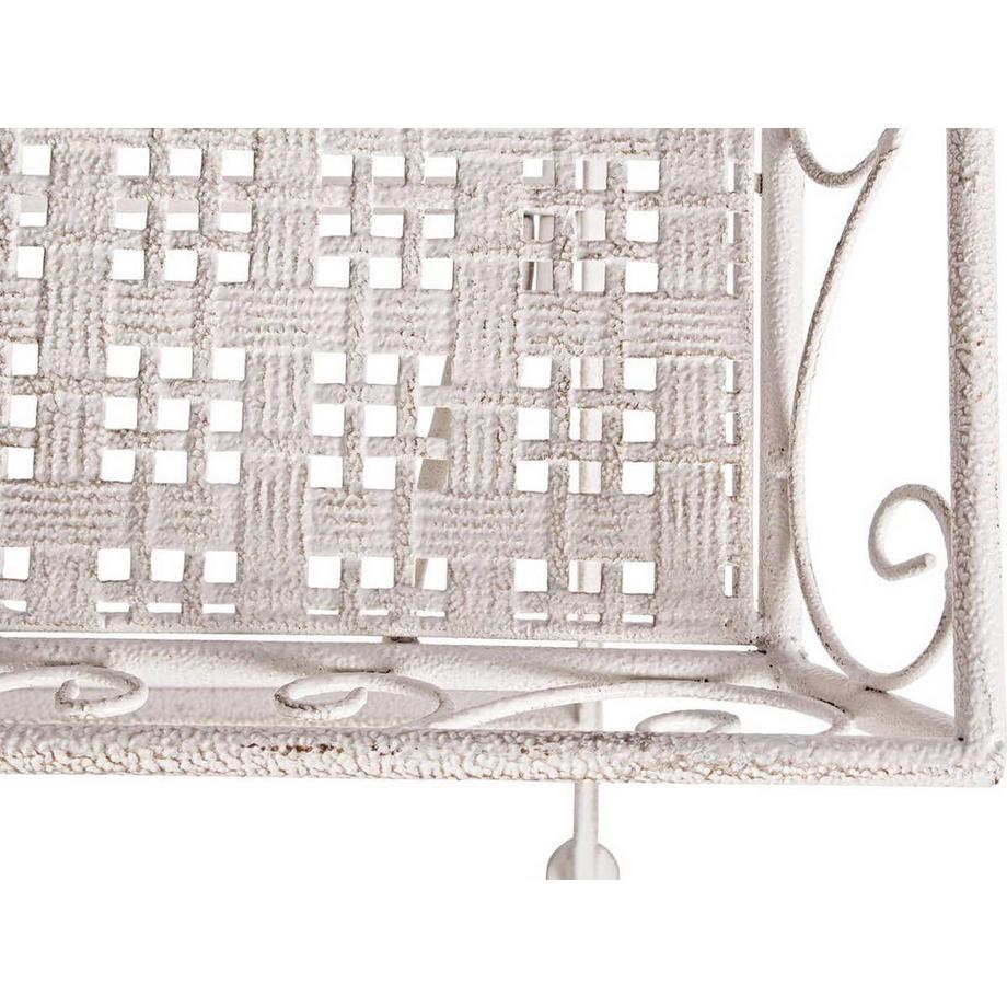 mutoni Table d&#039;appoint Emily blanc 63x40  