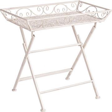 Table d&#039;appoint Emily blanc 63x40