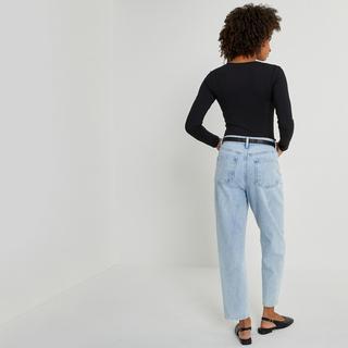 La Redoute Collections  Langärmeliger Body mit V-Ausschnitt 