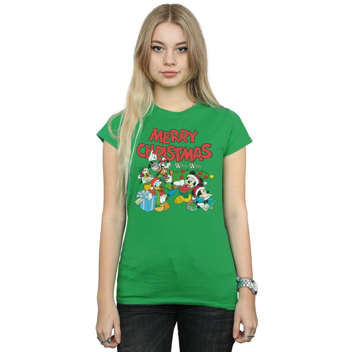 Disney  Mickey Mouse And FriendsWinter Wishes TShirt 