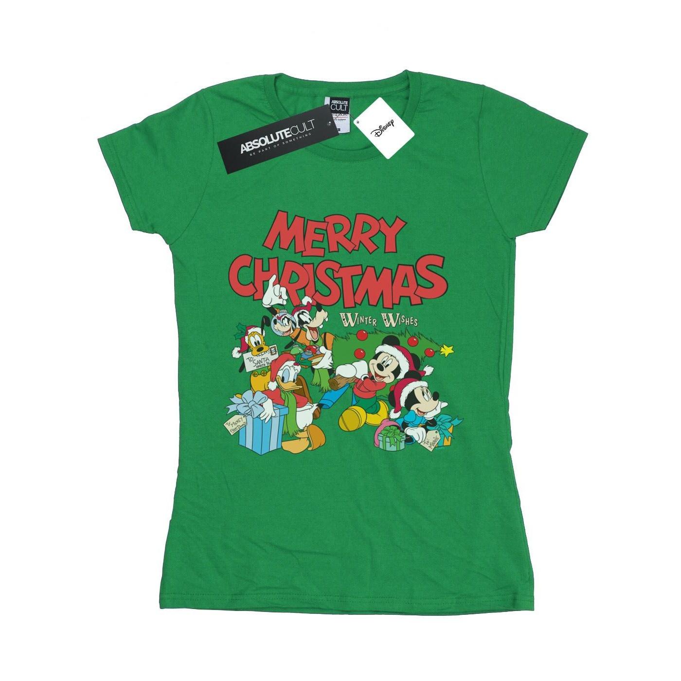 Disney  Mickey Mouse And FriendsWinter Wishes TShirt 