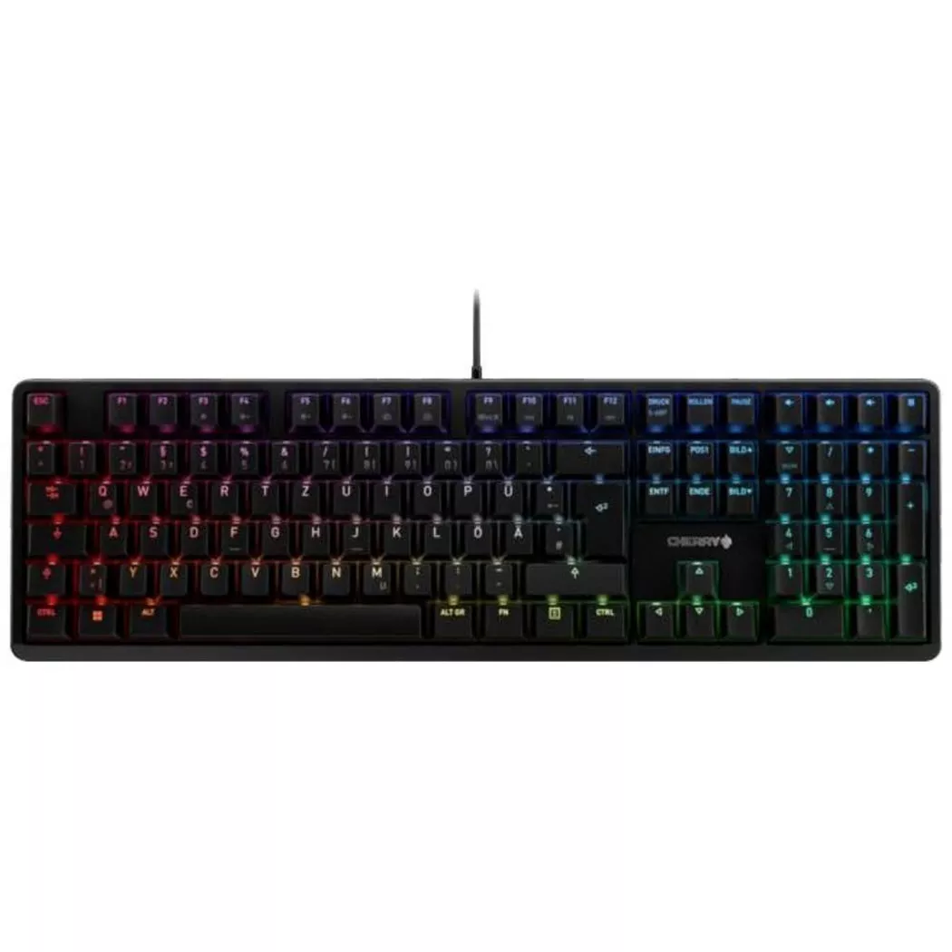 CHERRY G80-3000N RGB keyboard Universal USB QWERTZ German Black