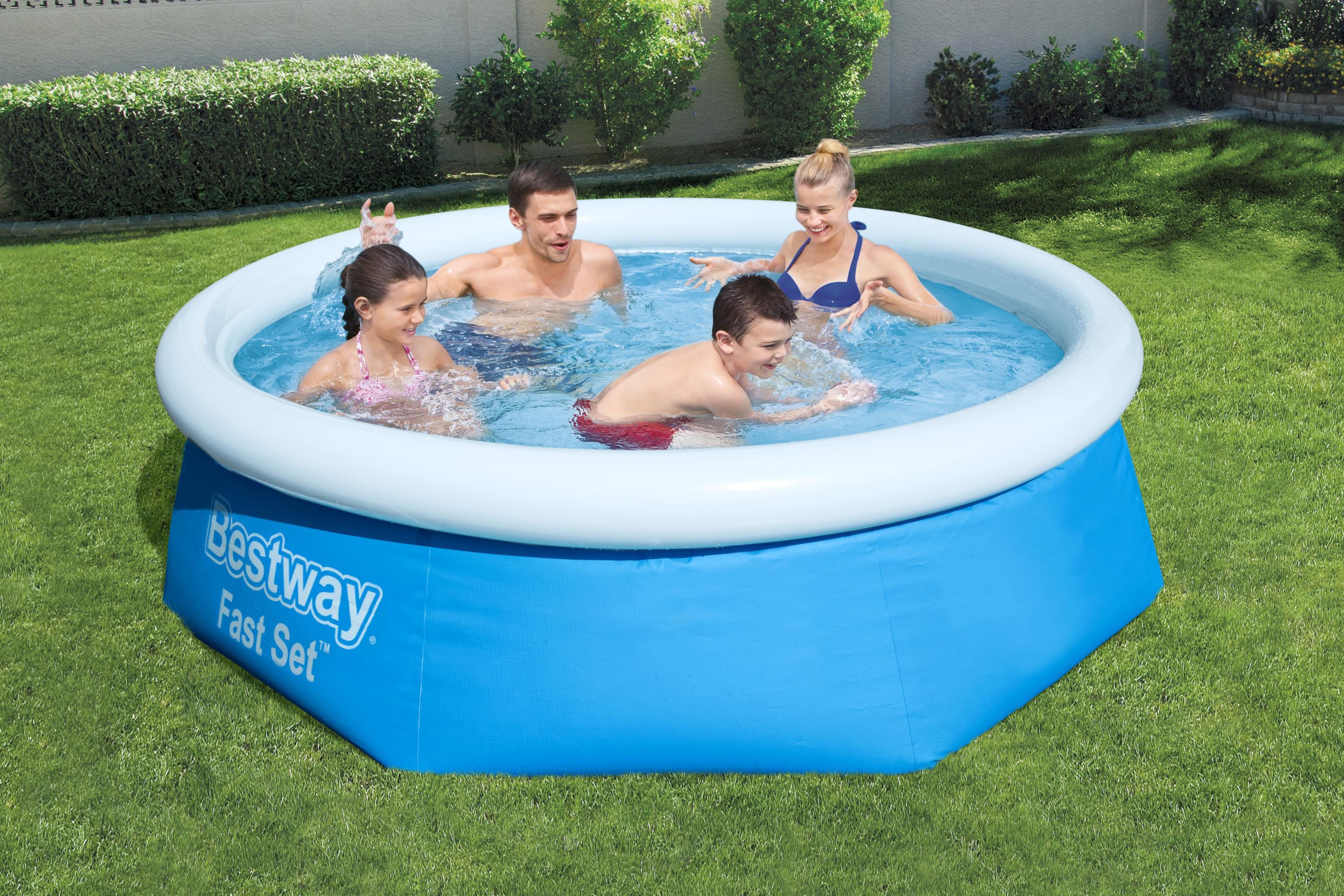 Bestway  Fast Set Pool rund ohne Pumpe 