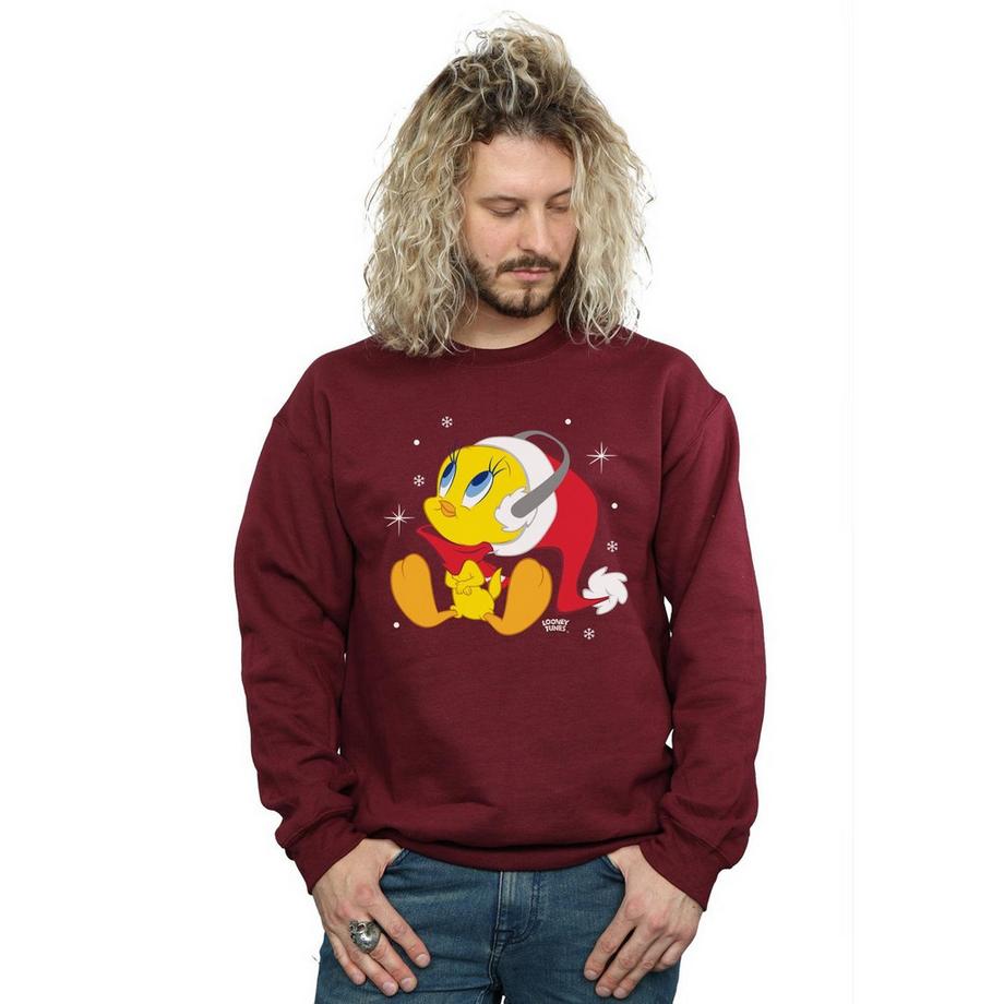 LOONEY TUNES Tweety Bird Felpa Natalizia  