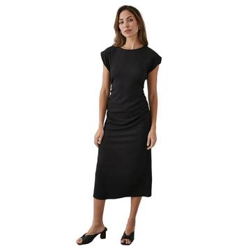 Midikleid Geraffte Seite