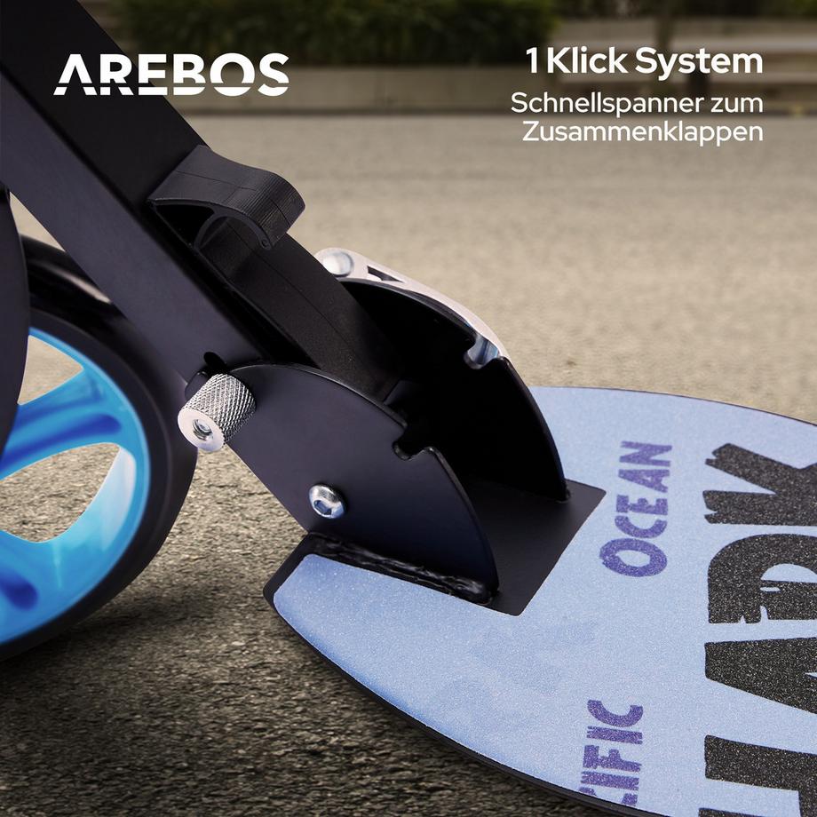 Arebos  Tretroller Kickroller Cityroller Kinderroller Erwachsene Scooter 