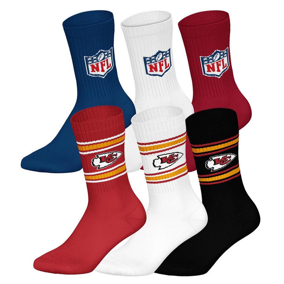 Calzini Unisex Confezione da 6 Stretch-NFL 6Pack Crew Socks