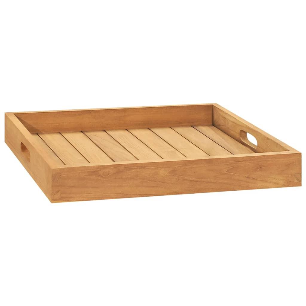 VidaXL  Serviertablett teak 