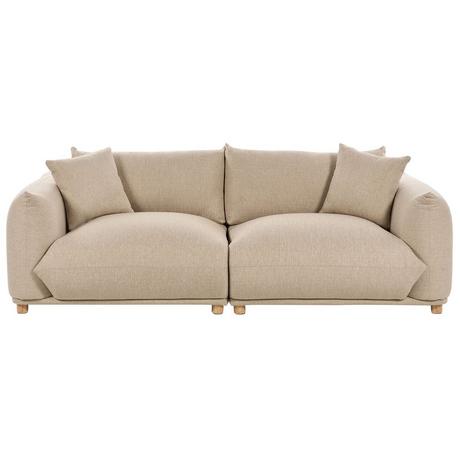 Beliani 3 Sitzer Sofa aus Polyester Modern LUVOS  