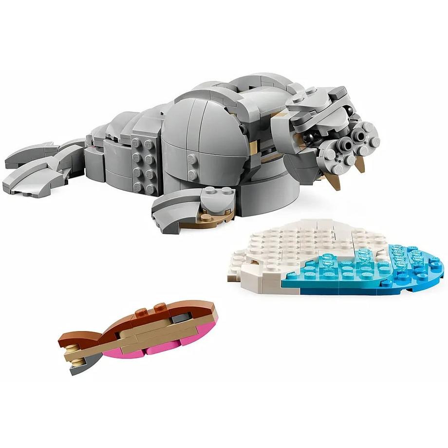 LEGO®  Animaux sauvages 3-en-1 : Le rhinocéros majestueux avec des oiseaux 