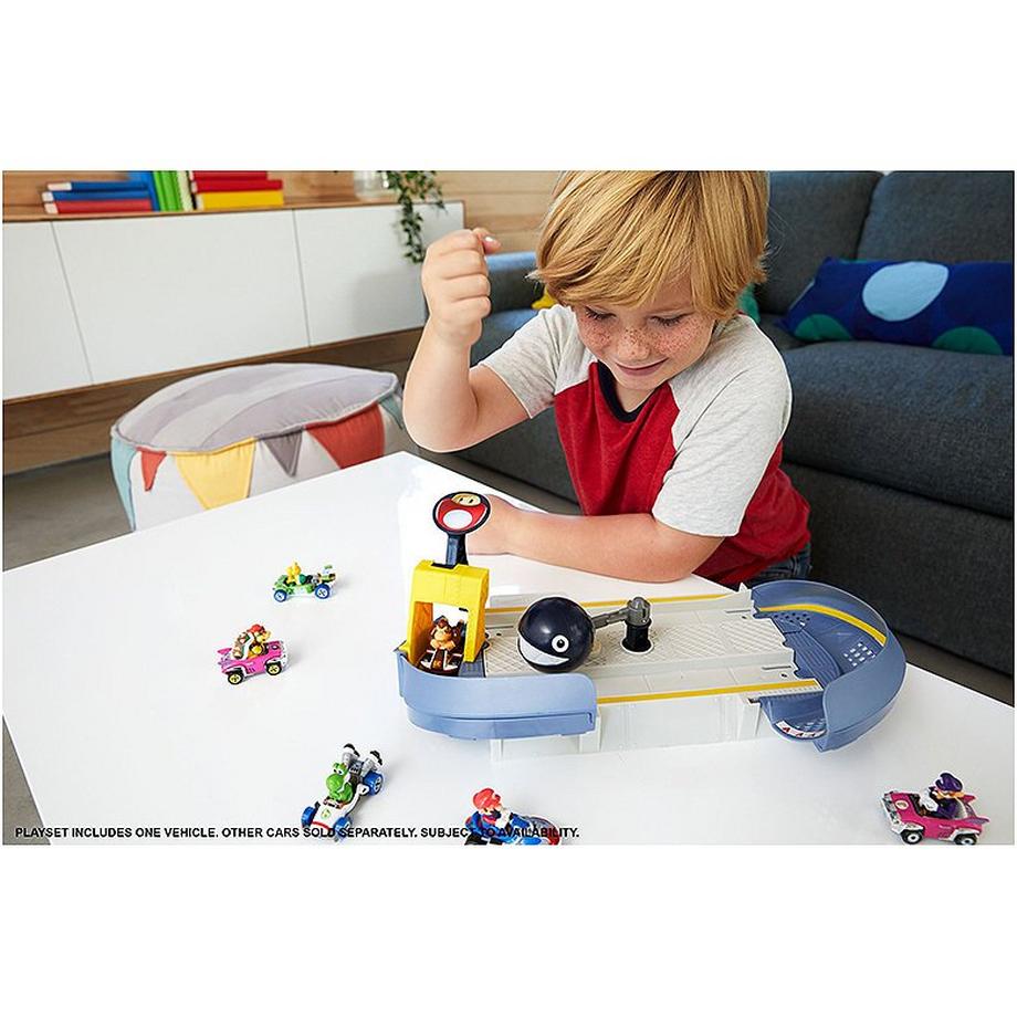 Hot Wheels  Super Mario Mario Kart Kettenhunde Trackset (1:64) 