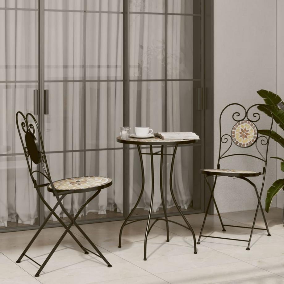 VidaXL Mosaik bistrotisch keramik  