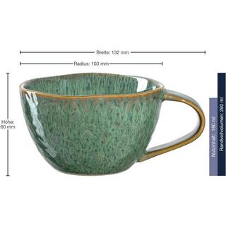 LEONARDO Kaffeetasse Matera 290 ml, 4 Stück, Grün  