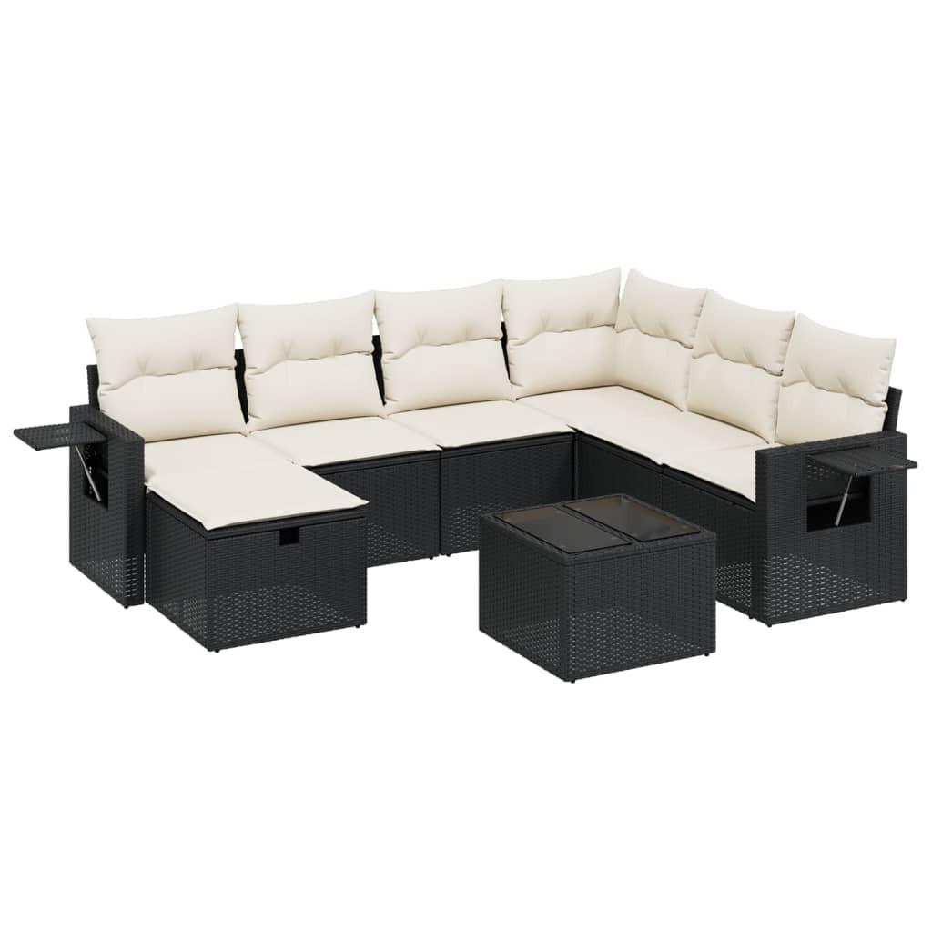 VidaXL set divano da giardino Polirattan  